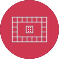 Board Games Line Multi Circle Icon vector