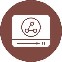 Browser Glyph Multi Circle Icon vector