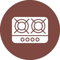 Hob Glyph Multi Circle Icon vector