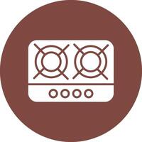 Hob Glyph Multi Circle Icon vector