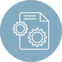 Settings Line Multi Circle Icon vector