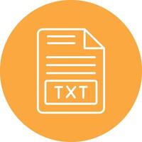 Text File Line Multi Circle Icon vector