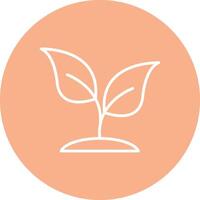 Basil Line Multi Circle Icon vector