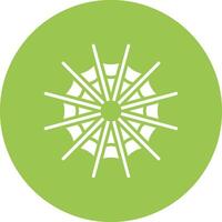 Spider Web Glyph Multi Circle Icon vector