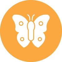 Butterfly Glyph Multi Circle Icon vector