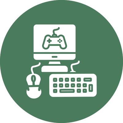 Pc Glyph Multi Circle Icon