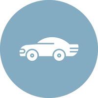 Car Glyph Multi Circle Icon vector