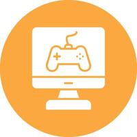 Game Glyph Multi Circle Icon vector