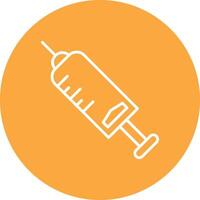 Injection Line Multi Circle Icon vector