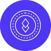 Altcoin Altcoin Line Multi Circle Icon vector