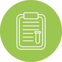 Notes Line Multi Circle Icon vector