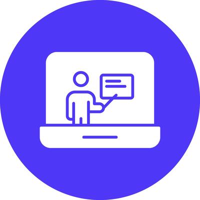 OnGlyph Multi Circle Education Glyph Multi Circle Icon