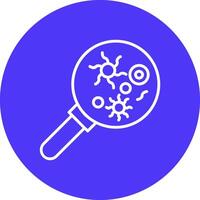 Microbiology Line Multi Circle Icon vector