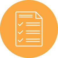 Customs Declaration Line Multi Circle Icon vector