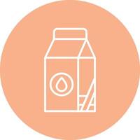 Milk Line Multi Circle Icon vector