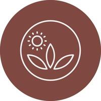 Local Farm Line Multi Circle Icon vector