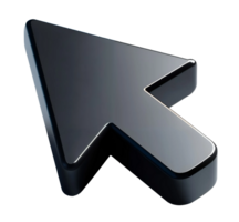 3d Computer Maus Mauszeiger. Pfeil Symbol. png