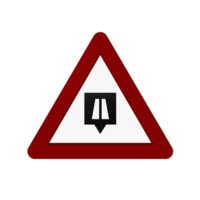 Road Sign 3D render png