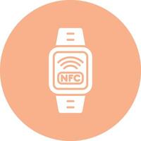 Nfc Glyph Multi Circle Icon vector