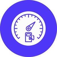 Gauge Glyph Multi Circle Icon vector