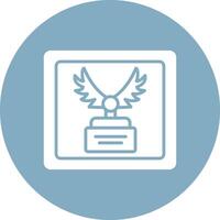 Frame Glyph Multi Circle Icon vector
