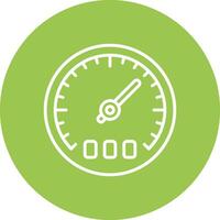 Thermostat Line Multi Circle Icon vector