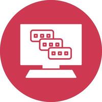Tasks Glyph Multi Circle Icon vector