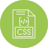 Css Line Multi Circle Icon vector