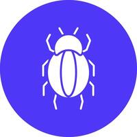 Spider Glyph Multi Circle Icon vector