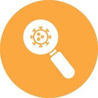 Detection Glyph Multi Circle Icon vector