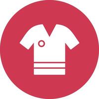 Shirt Glyph Multi Circle Icon vector