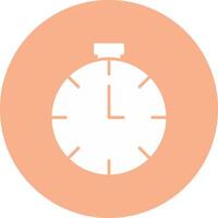 Timer Glyph Multi Circle Icon vector