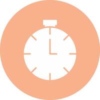 Timer Glyph Multi Circle Icon vector