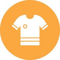 Shirt Glyph Multi Circle Icon vector