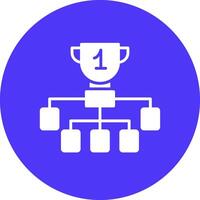 League Glyph Multi Circle Icon vector