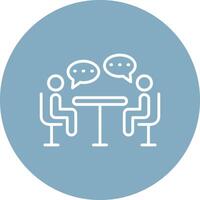 Tools Line Multi Circle Icon vector