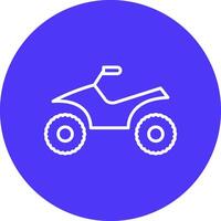 Quad Line Multi Circle Icon vector