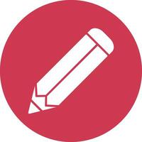 Pencil Glyph Multi Circle Icon vector