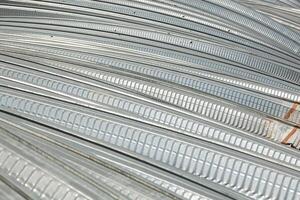 Metal sheets with texture photo