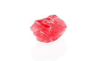 macro mineral stone spinel on a white background photo