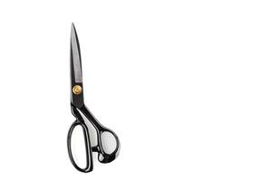 Sewing scissors on a white background photo