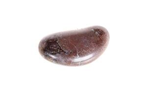 Macro mineral stone jasper on a white background photo