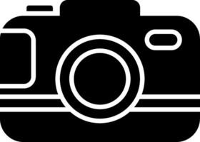 Camera Glyph Icon Design vector