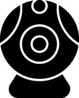 Web camera Glyph Icon Design vector