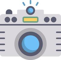 Photo Flat Icon Design vector