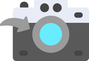 Camera Flat Icon Design vector