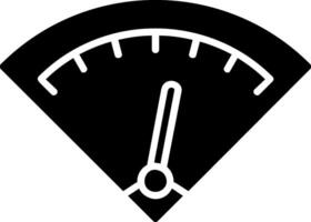 Gauge Glyph Icon Design vector