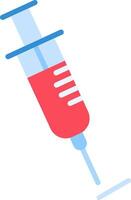 Syringe Flat Icon Design vector