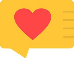 Give Heart Flat Icon Design vector