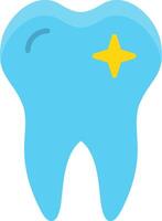 Teeth Flat Icon Design vector